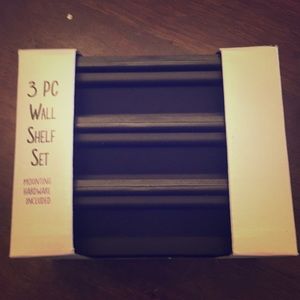 3 piece wall shelf
